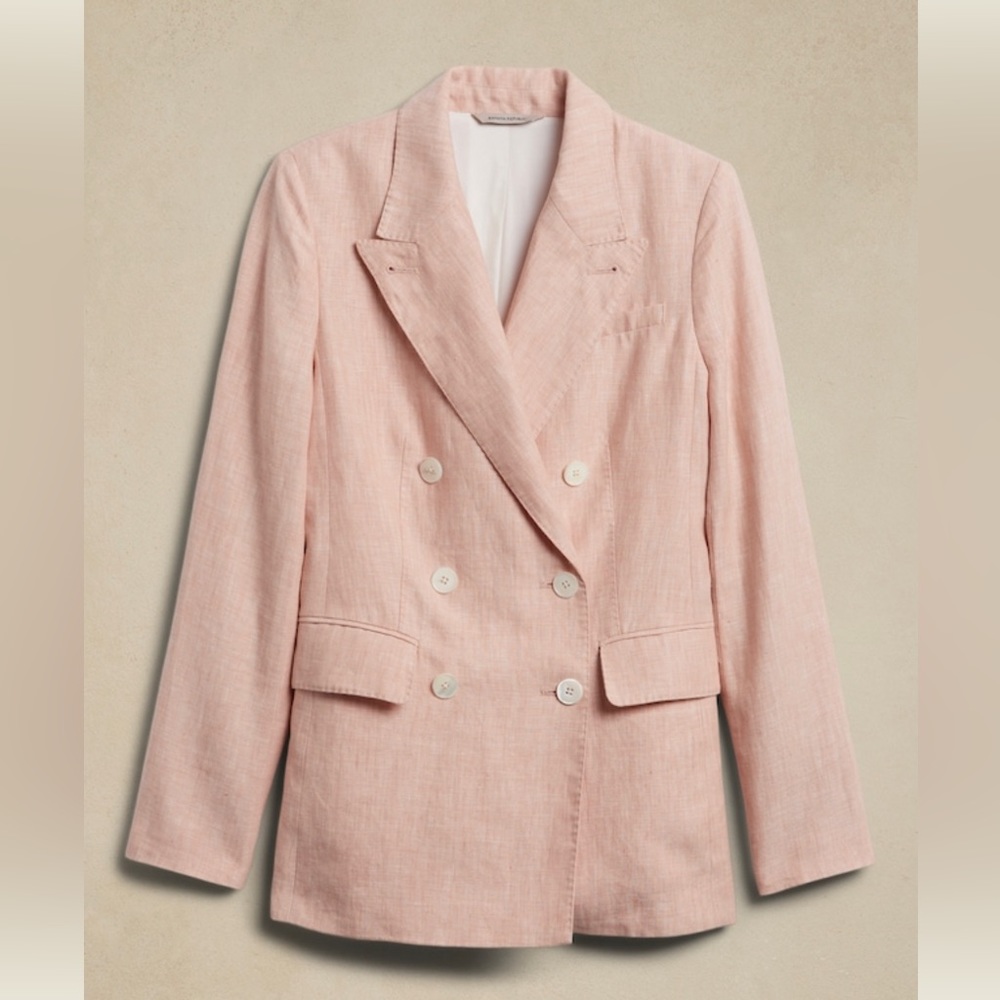Banana Republic Linen Blazer